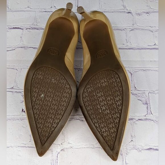 Michael Kors d'Orsay Patent Leather Pointed Toe Pump - Picture 6 of 11